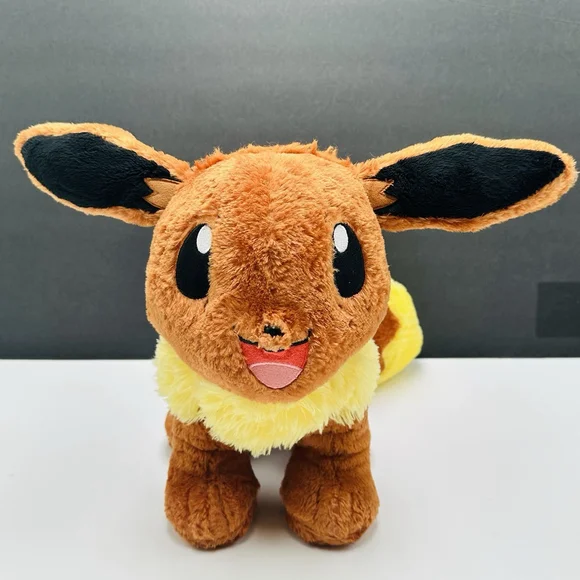 Build-A-Bear Workshop Pokémon EEVEE 16” Plush Stuffed Animal 2017 BAB No Sound - Picture 2 of 11